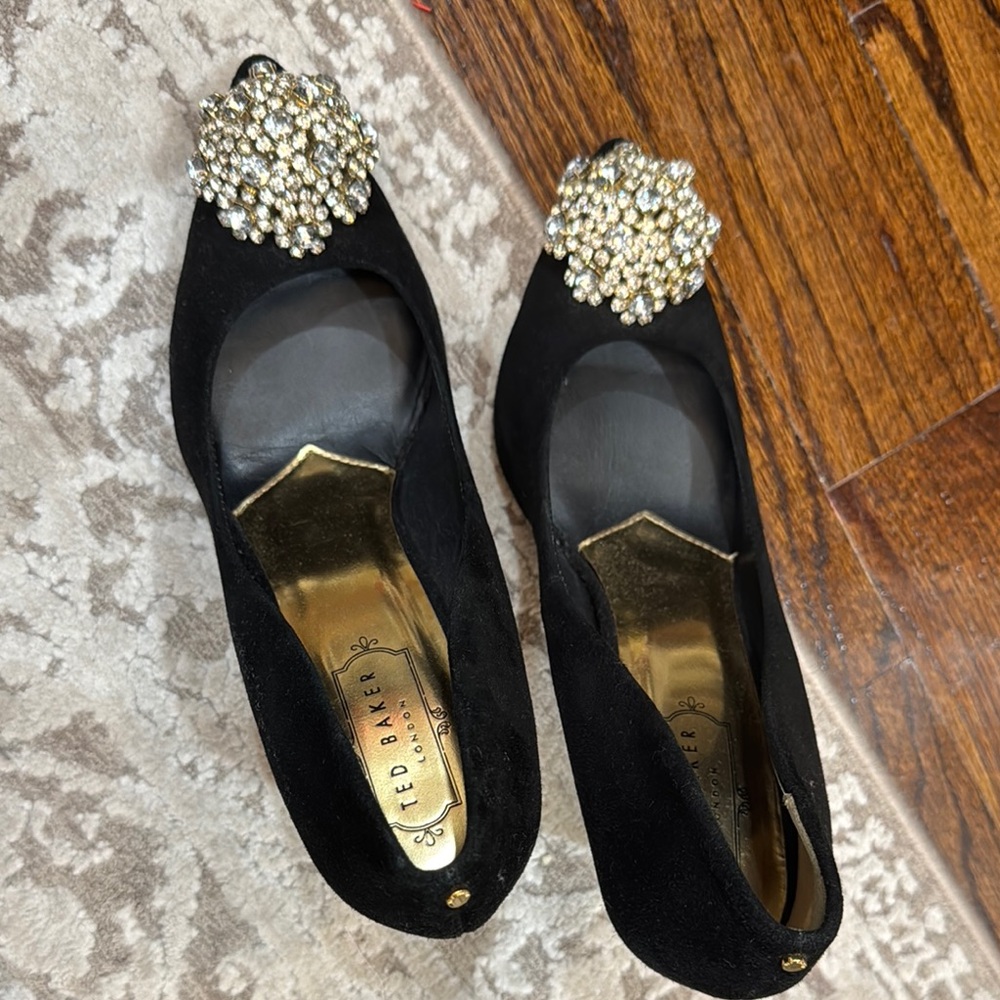 Ted Baker Black Embellished Women's Shoes